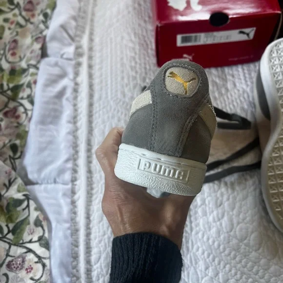 Puma Men's Gray suede  Sneakers - Picture 3 of 13